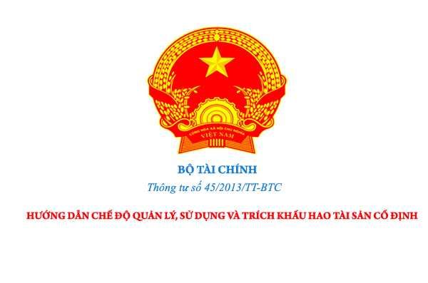 Hướng dẫn trích khấu hao tài sản cố định