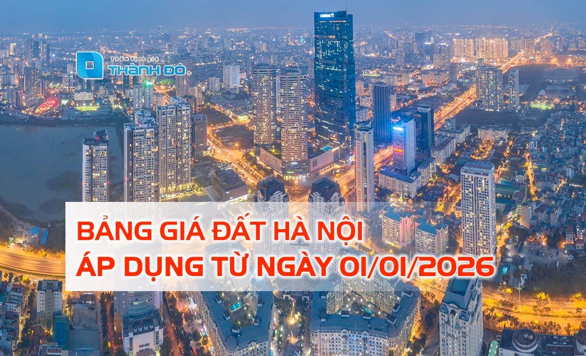 Bảng giá đất Hà Nội 2026