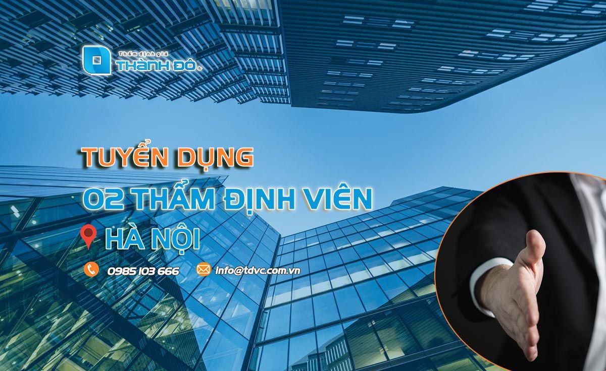 Tuyển dụng thẩm định viên về giá