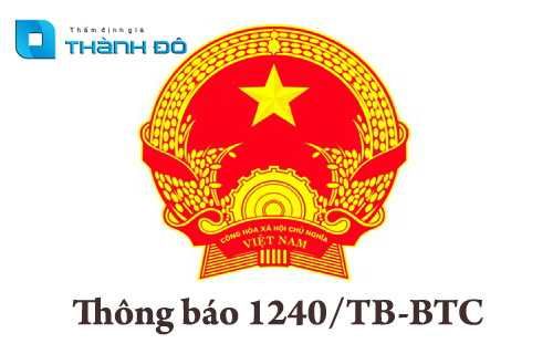Thông báo danh sách doanh nghiệp thẩm định giá đủ điều kiện 2020