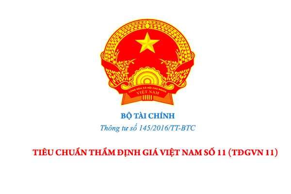 Tiêu chuẩn thẩm định giá số 11