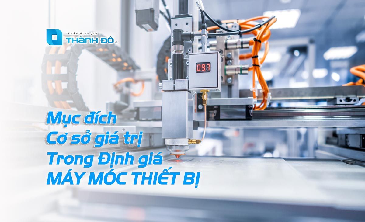 Cơ sở giá trị định giá máy móc