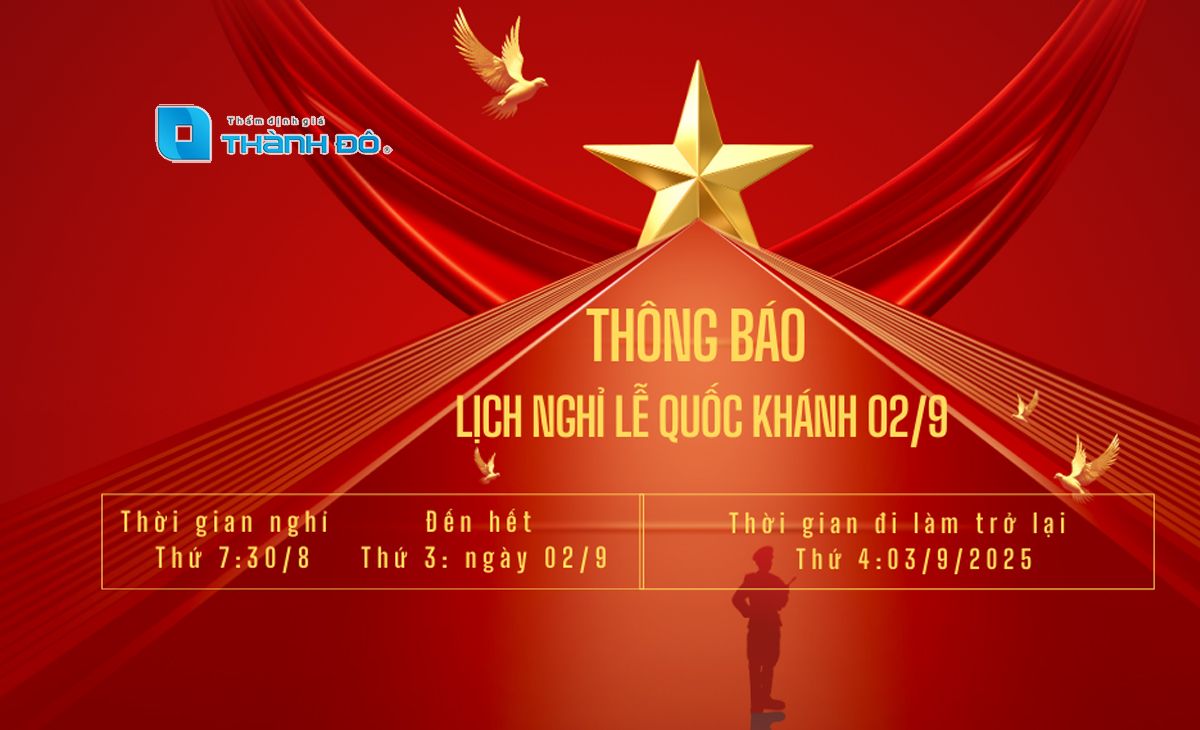 Thông báo nghỉ lễ quốc khánh 2025