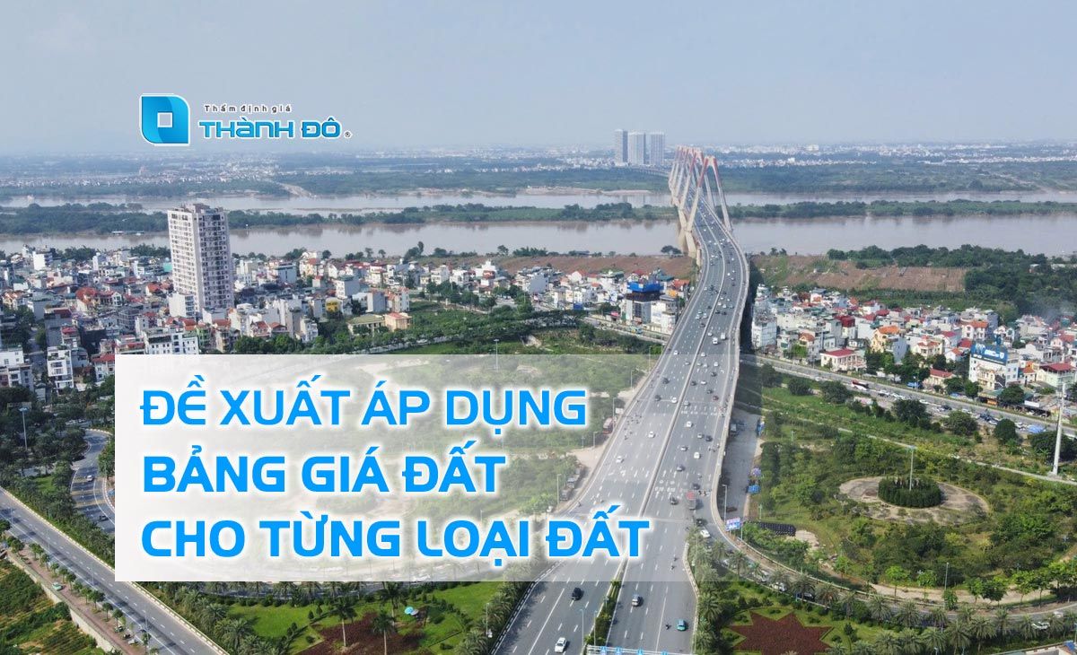 áp dụng bảng giá đất cho từng loại đất