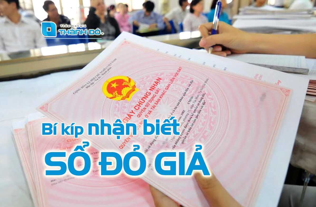 Nhận biết sổ đỏ giả