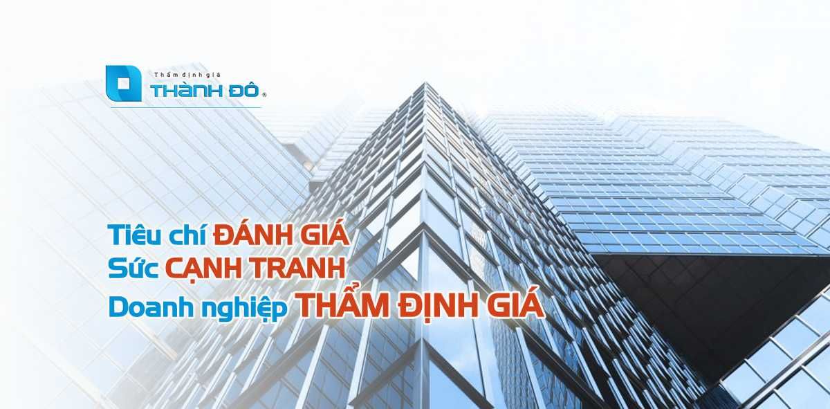 Tiêu chí đánh giá doanh nghiệp thẩm định giá