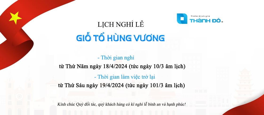 Thông báo lịch nghỉ lễ Giỗ Tổ Hùng Vương