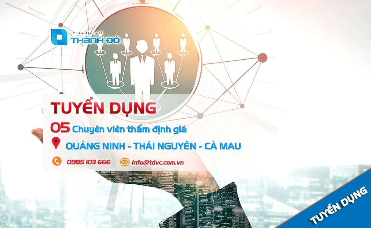 Tuyển dụng thẩm định giá