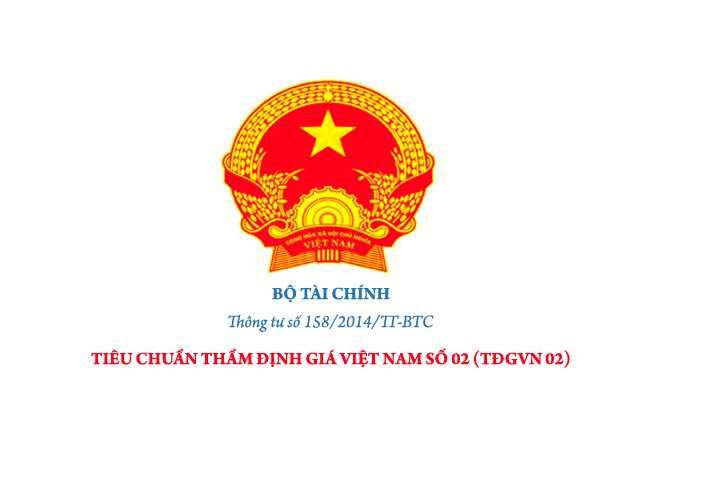 Giá trị thị trường theo tiêu chuẩn thẩm định giá số 02