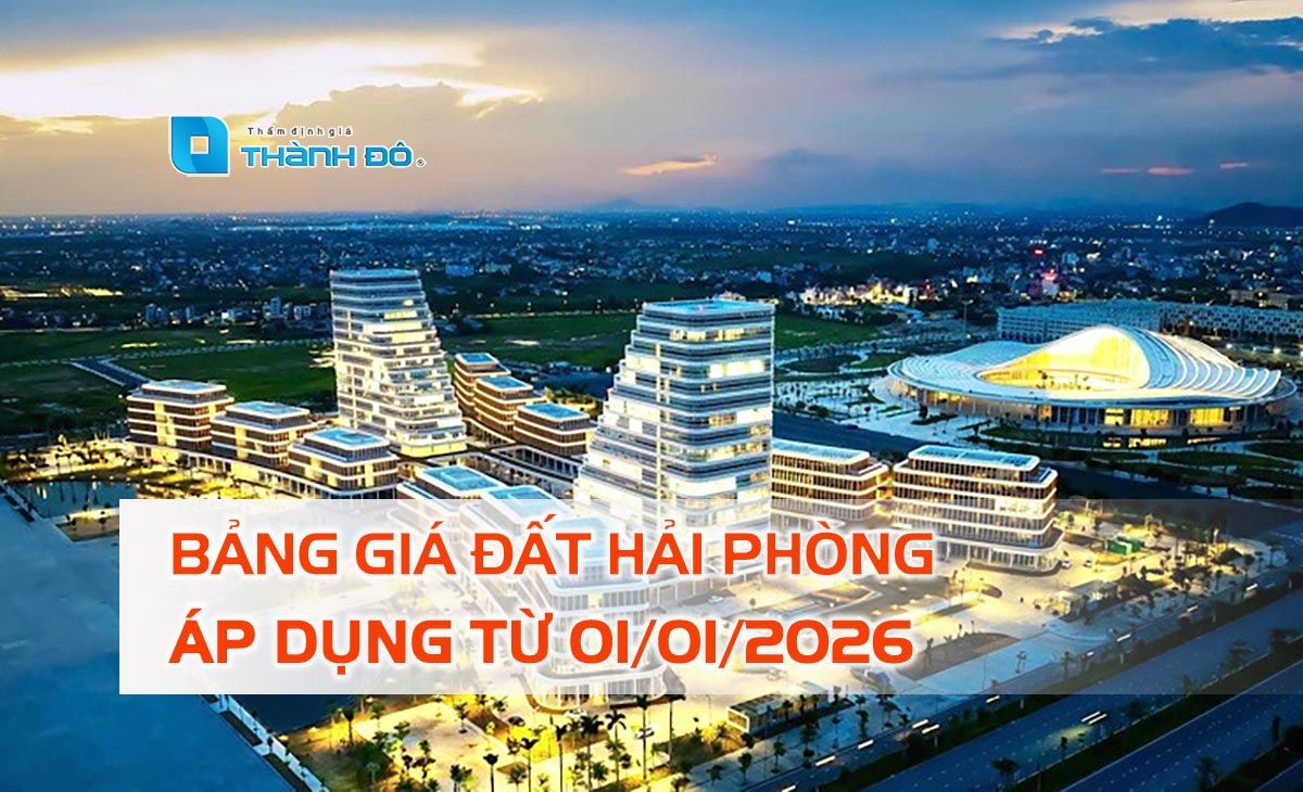 Bảng giá đất Hải Phòng 2026