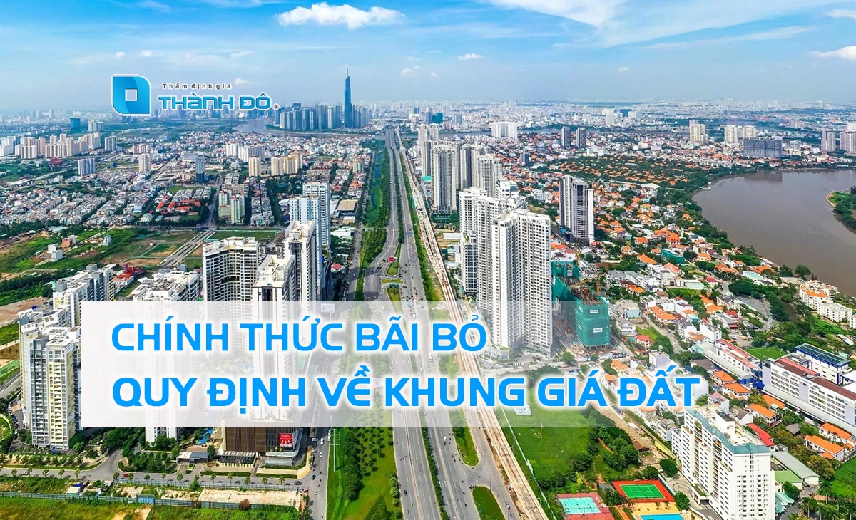 bãi bỏ quy định về khung giá đất