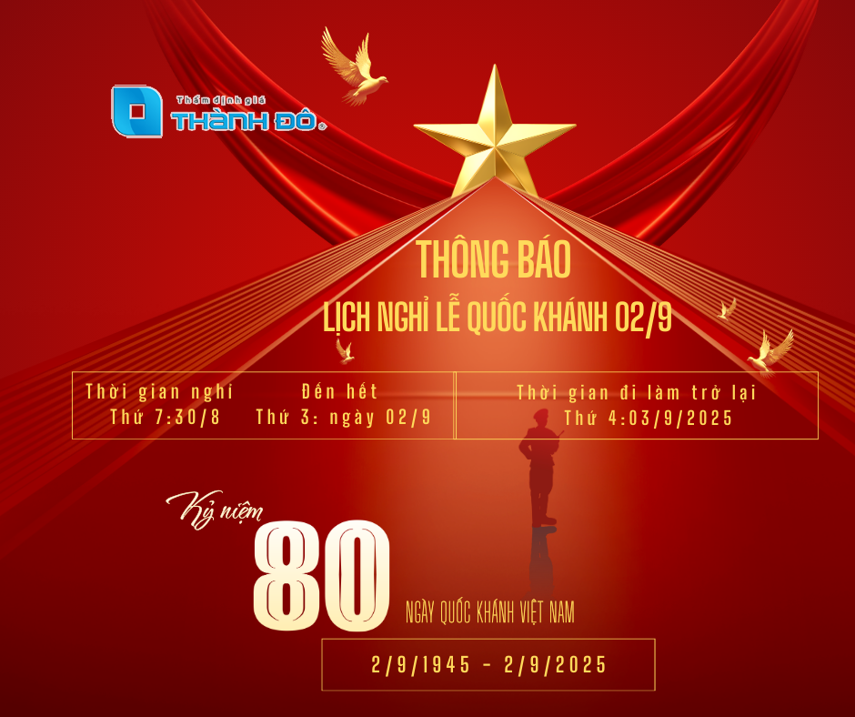 Thông báo nghỉ lễ quốc khánh 2025