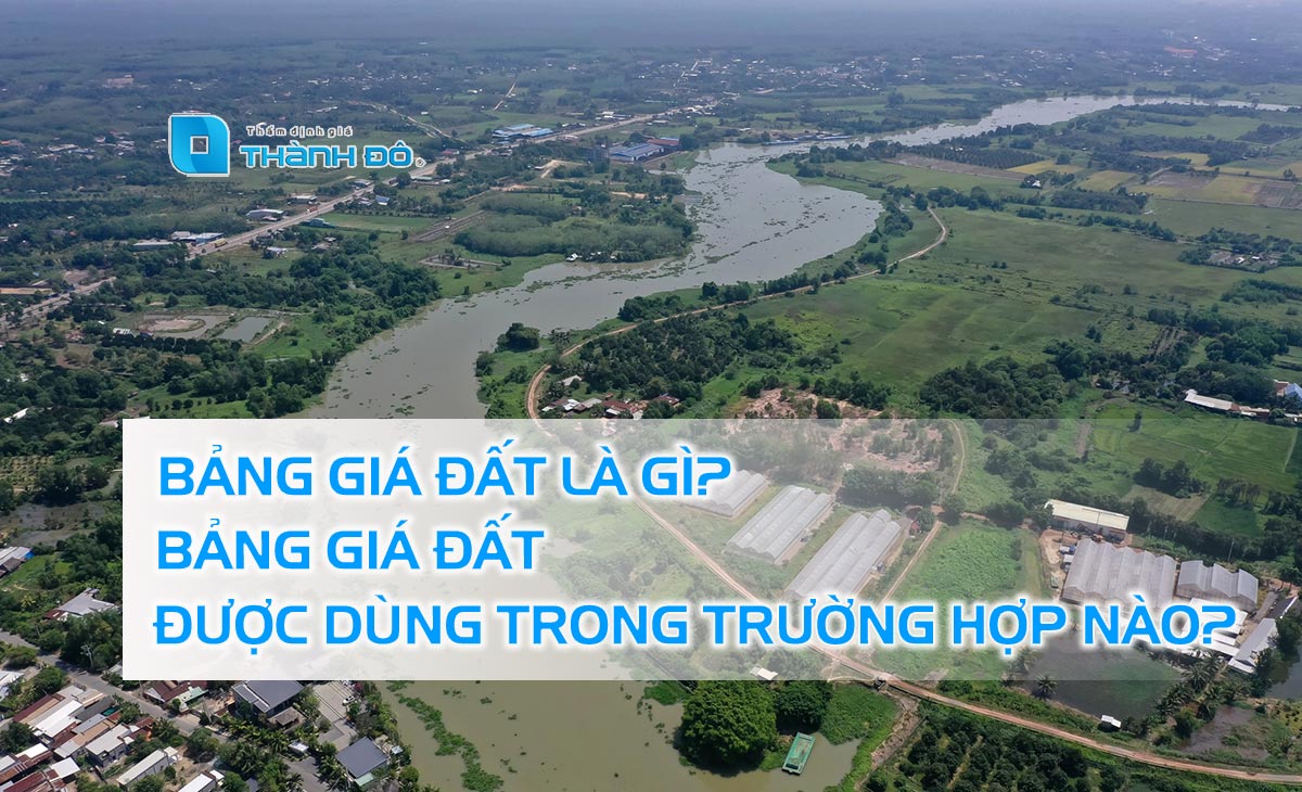 Bảng giá đất là gì