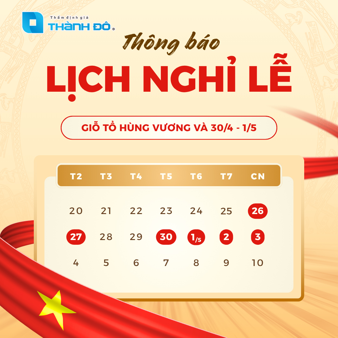 Thông báo nghỉ lễ giỗ tổ Hùng Vương