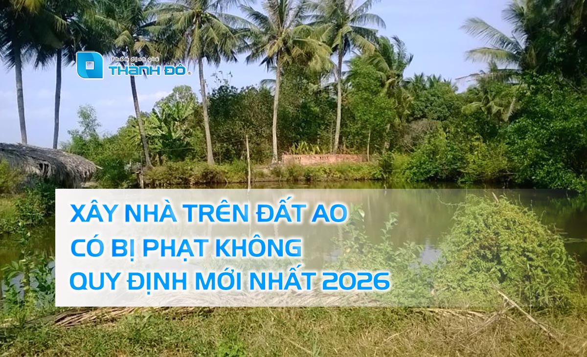 Xây nhà trên đất ao